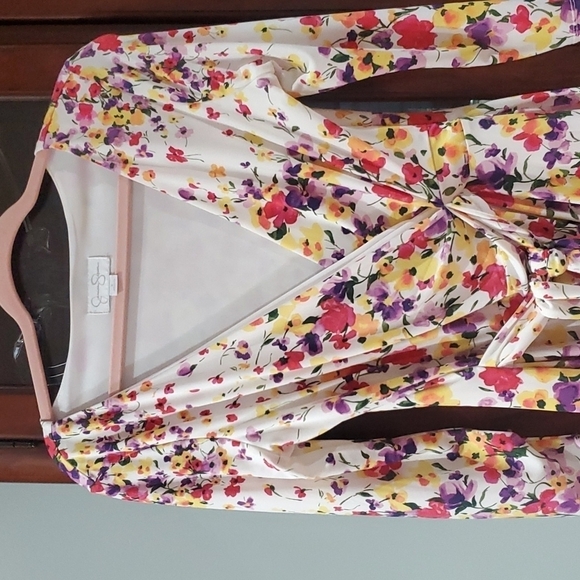 JESSICA Simpson dress Beautiful flowers 💐 🌹🌸 size 6 - Picture 2 of 8